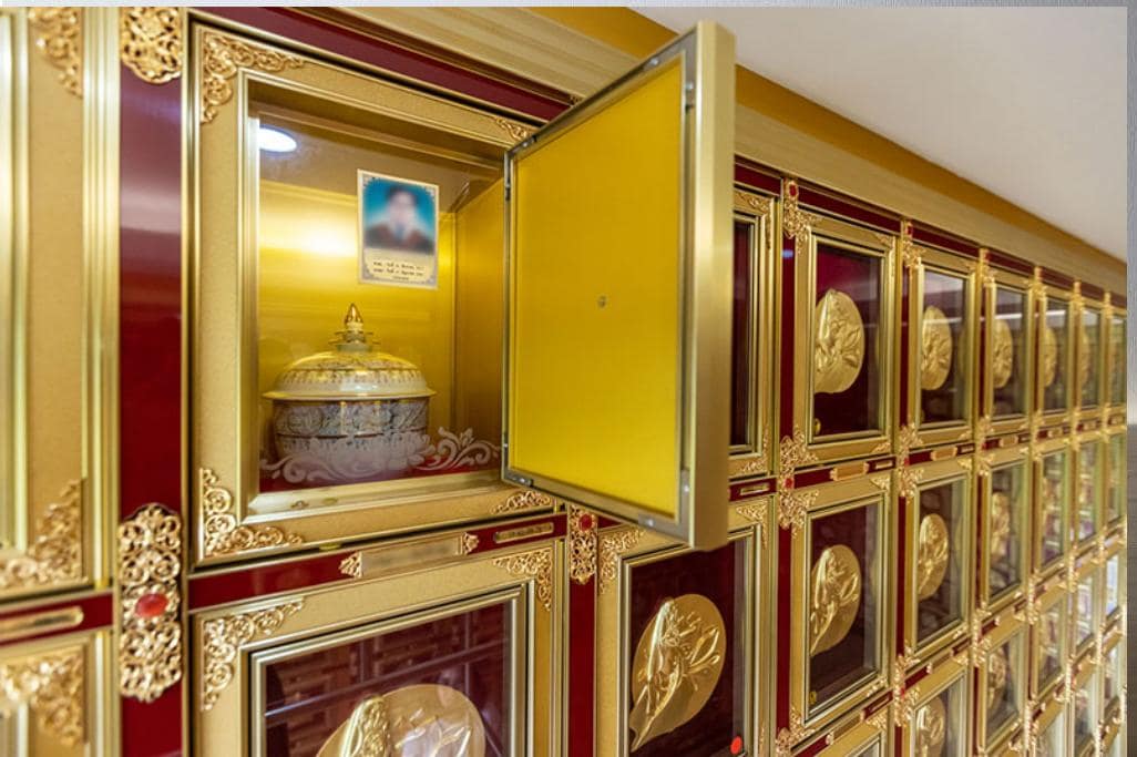 ช่องเก็บอัฐิ 2 แบบเดี่ยว สุสานชลบุรี ขายสุสาน ช่องเก็บอัฐิ แซกีเสริมดวง